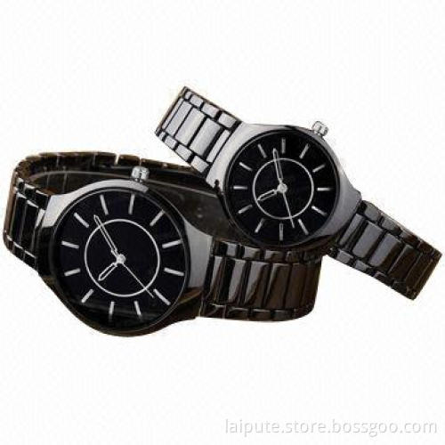 Fashion Japan MVT Quartz Metal Couple Watch